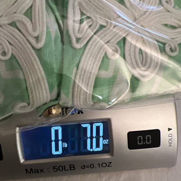 Women’s Embroidered Linen Tunic Size XL Green White California Beachy Resortcore - Picture 9 of 9